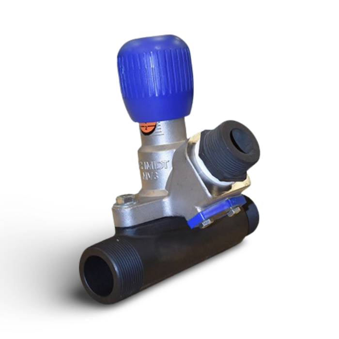 Microvalve 3, Urethane Lining, 1-1/4", Axxiom-Schmidt Abrasives
