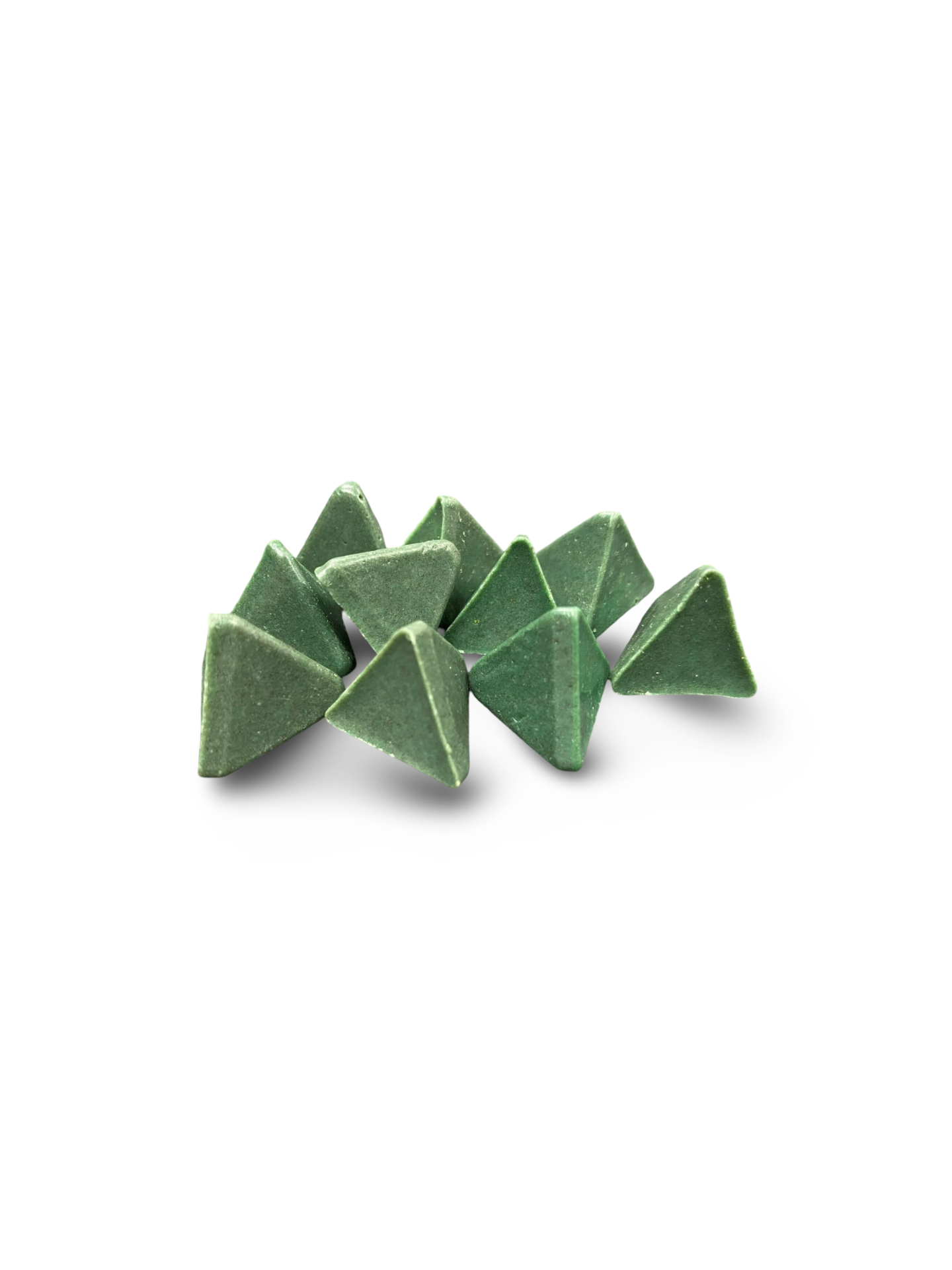 Tetrahedron Shape Plastic Tumbling Media, High Cut, RockRidge, 50 lb bag - Image 2