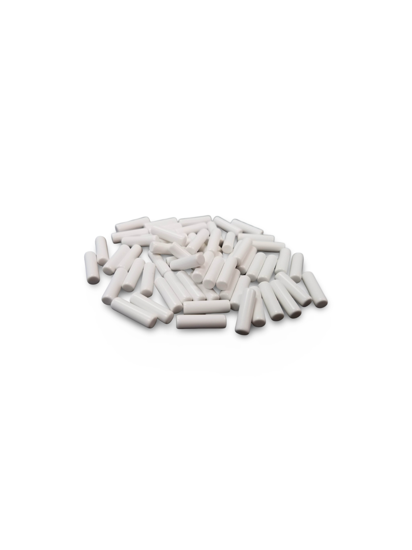 Straight Cut Cylinders Shaped Ceramic Tumbling Media, RockRidge, 50 lb bag - Image 2