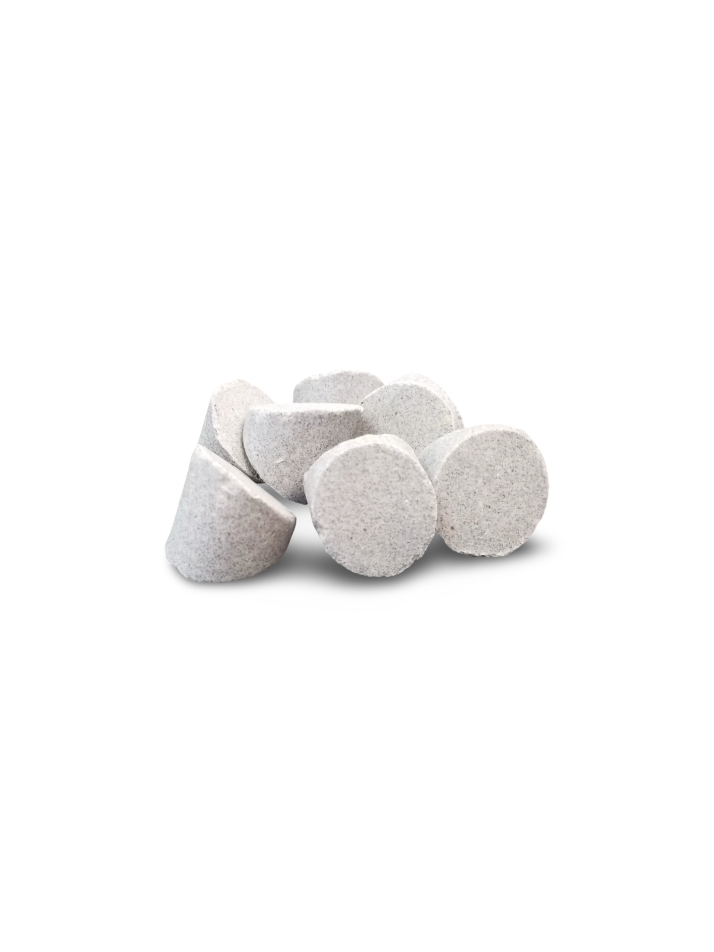 Cylindrical Wedge Shaped Ceramic Tumbling Media, High Cut, RockRidge, 50 lb bag - Image 2