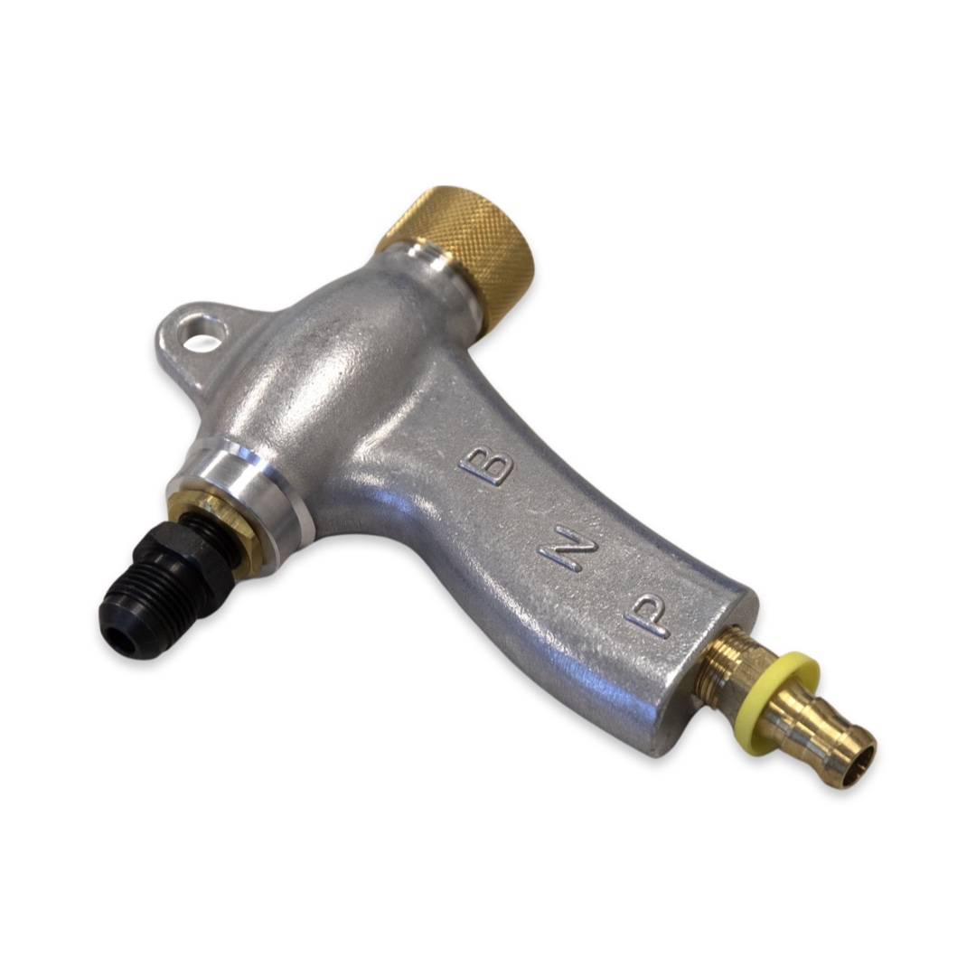 Suction Blast Gun, BNP #4, Includes 1/4" Bore Ceramic Nozzle & 1/8" Orifice, Clemco Industries
