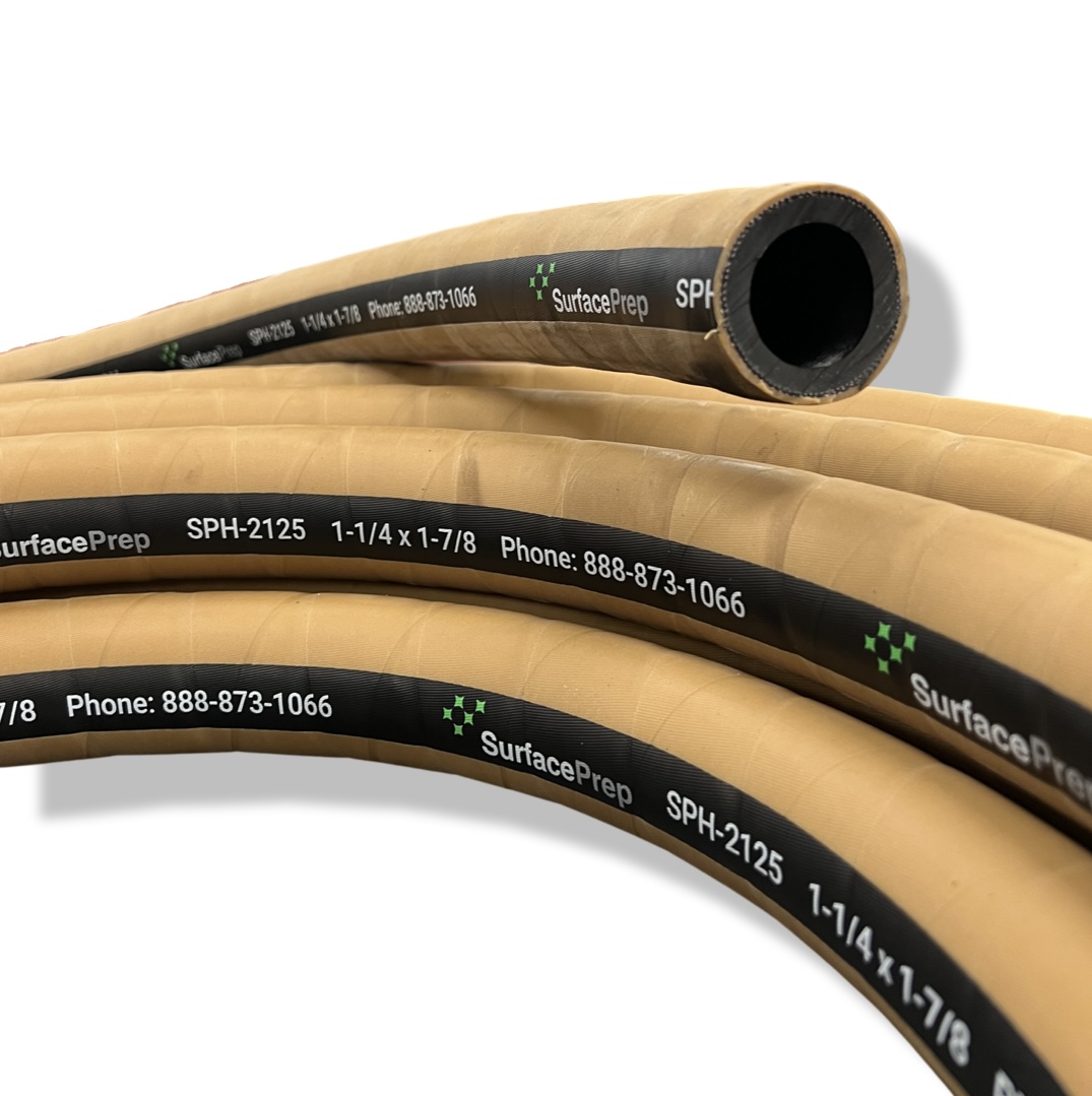Abrasive Blast Hose 1-1/4 X 1-7/8 2PLY THIN WALL, Unfitted, 50 ft. - Image 2